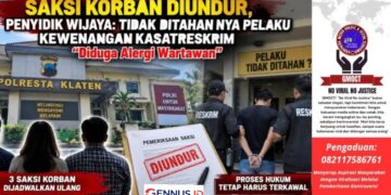 Saksi Korban Diundur, Penyidik Wijaya: Tidak Ditahan nya Pelaku Kewenangan Kasatreskrim untuk Menjawab, “Diduga Alergi Wartawan”