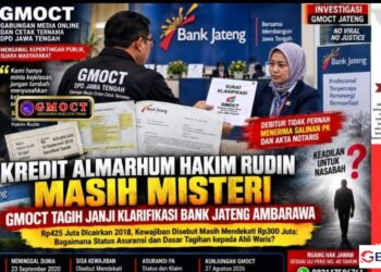 Kredit Almarhum Hakim Rudin Belum Jelas, GMOCT Tagih Janji Klarifikasi Bank Jateng Cabang Ambarawa