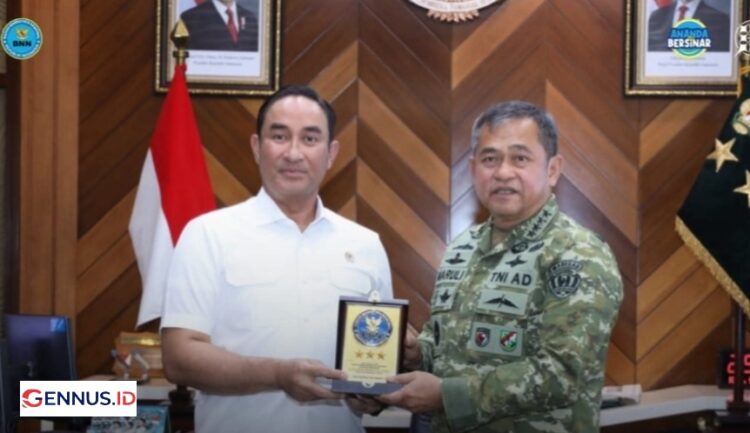 BNN dan TNI AD Perkuat Sinergi Dalam Upaya P4GN