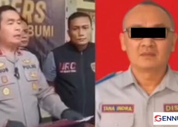 Sekdis Dishub Sukabumi Jadi Tersangka Kasus Asusila 3 Siswi Magang, Ruang Kerja Jadi Lokasi Karaoke!