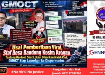 Usai Pemberitaan Viral, Staf Desa Bandung Kosim Arogan -Tantang Berduel, Saat Lokasi Diberikan Malah Ciut; GMOCT Siap Laporkan ke Dispermades