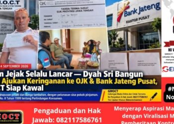 Rekam Jejak Dyah Sri Bangun Selalu Lancar, Resmi Ajukan Keringanan ke OJK & Bank Jateng Pusat – GMOCT Siap Kawal